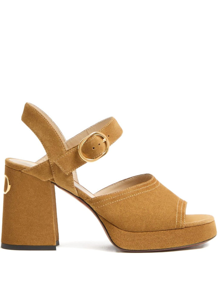 Valentino Garavani
Sandali in pelle scamosciata 100mm