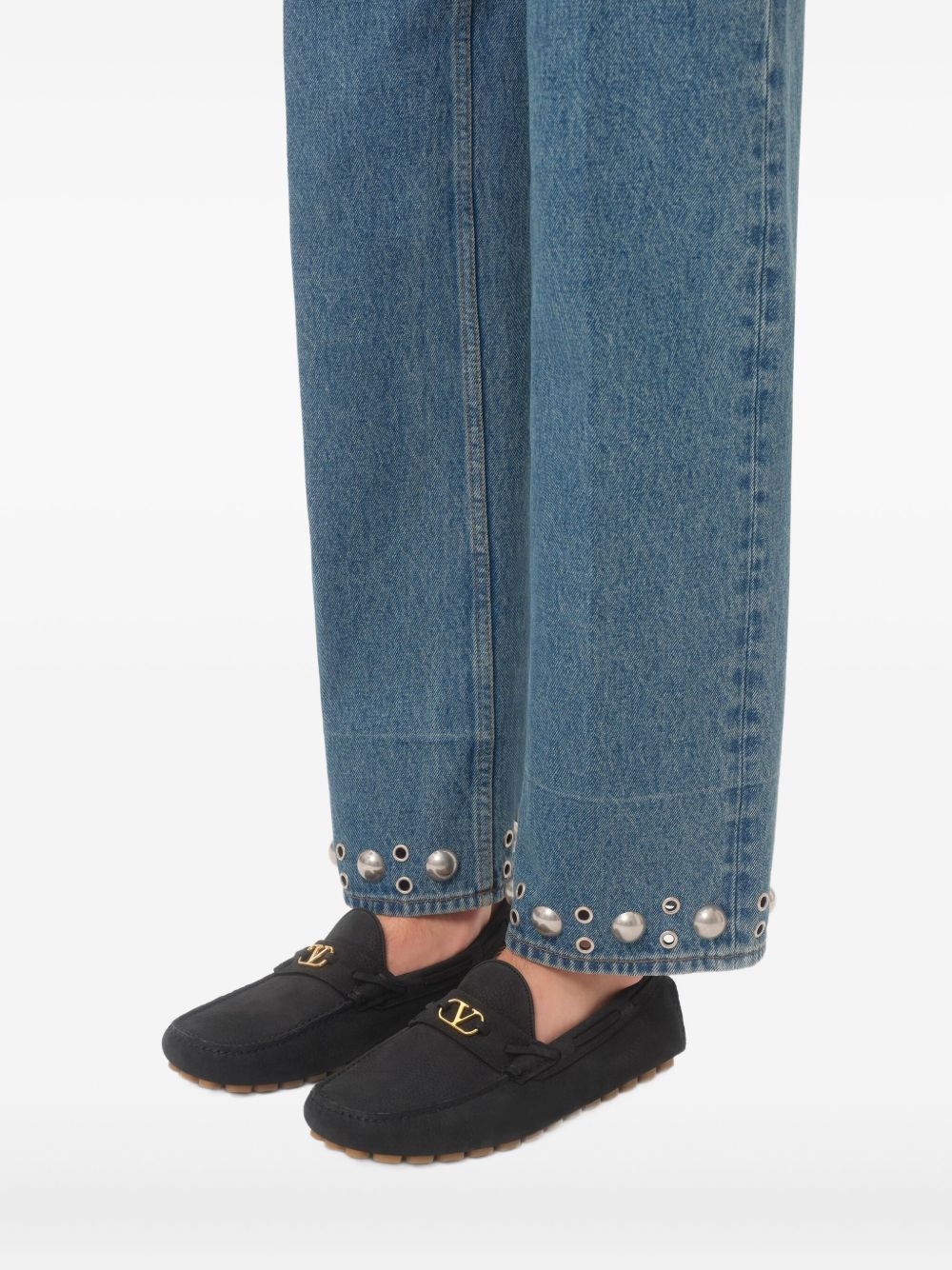 Valentino Garavani Mocassini in pelle scamosciata