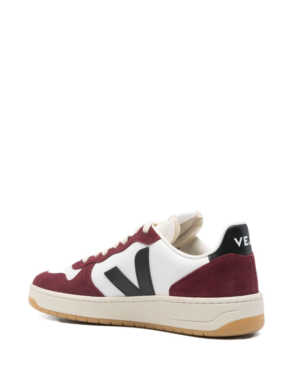 Veja
Sneakers V-10 PELLE BIANCO NERO AMARANTE