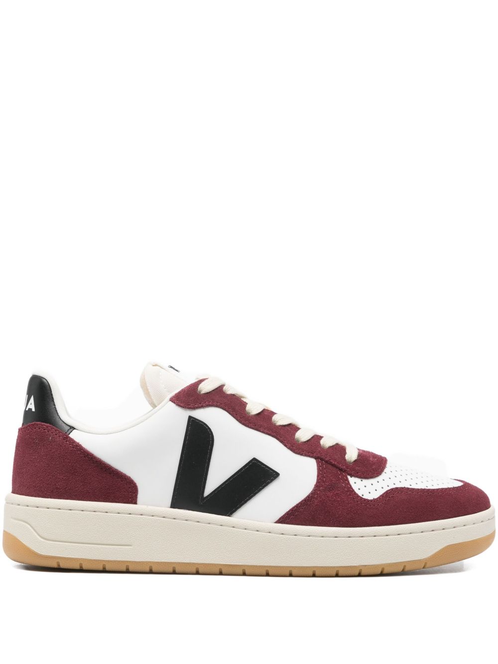 Veja
Sneakers V-10 PELLE BIANCO NERO AMARANTE