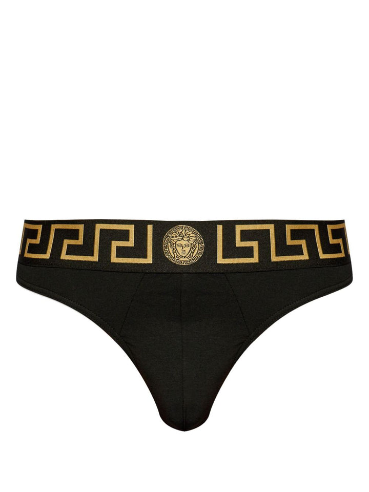 Versace Slip Greca elasticizzati