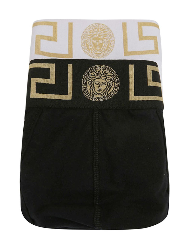 Versace Set di 2 slip Greca Medusa