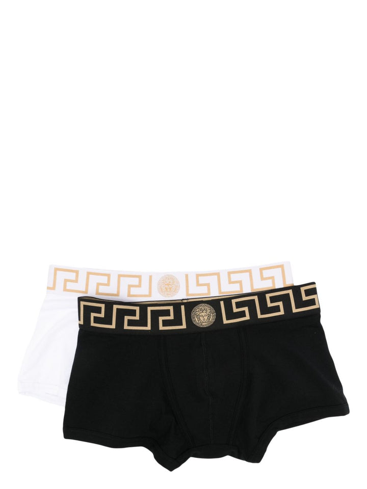 Versace
Set di 2 boxer con bordo Greca