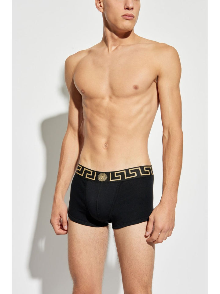 Versace
Set di 3 boxer con bordo Greca