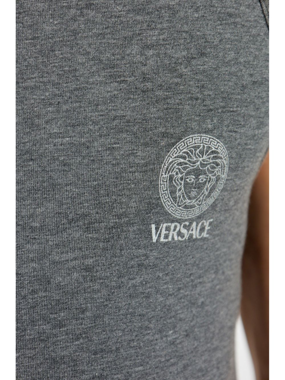 Versace Canotta con stampa Medusa