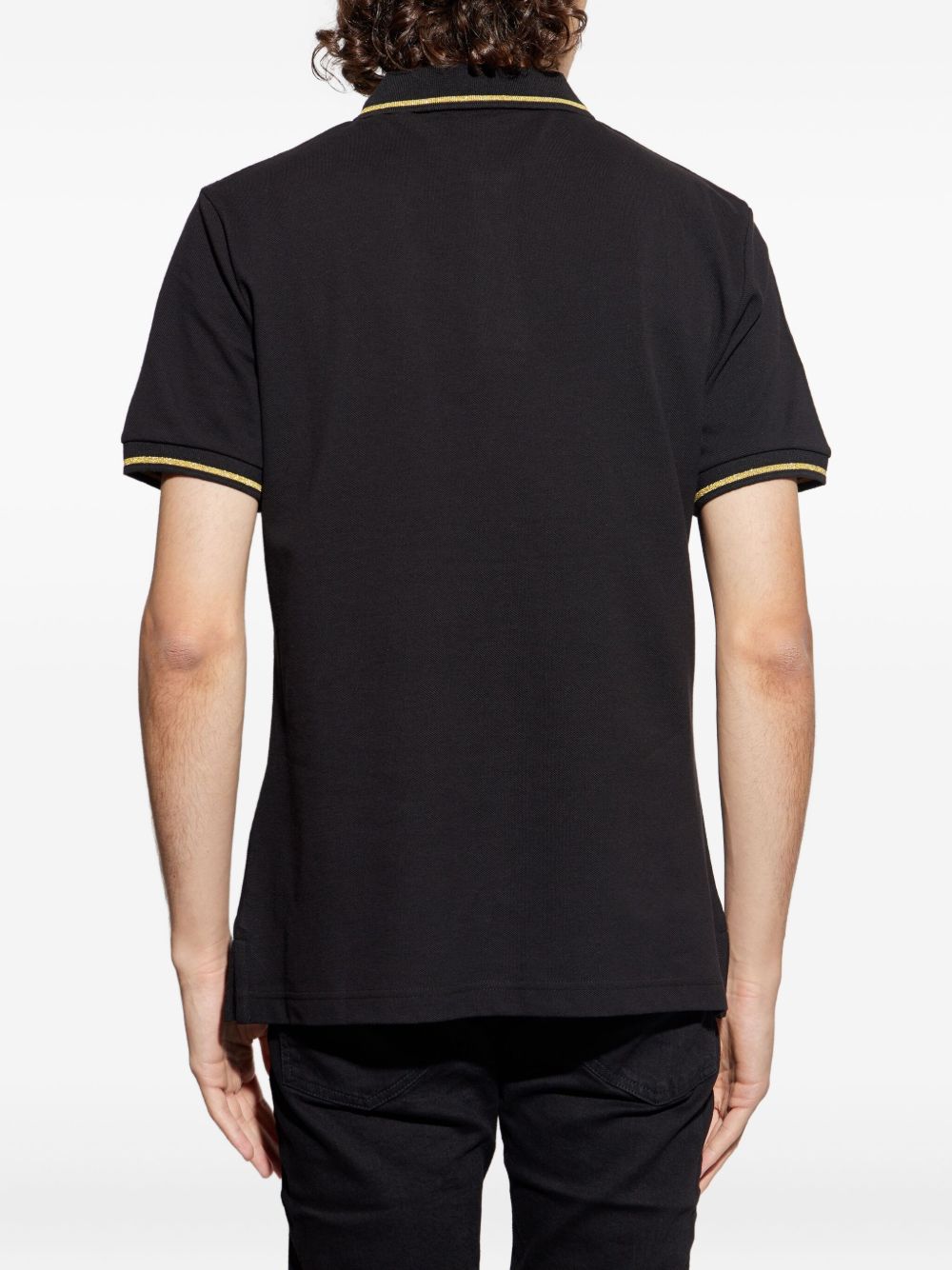 Versace Jeans Couture Polo con logo ricamato