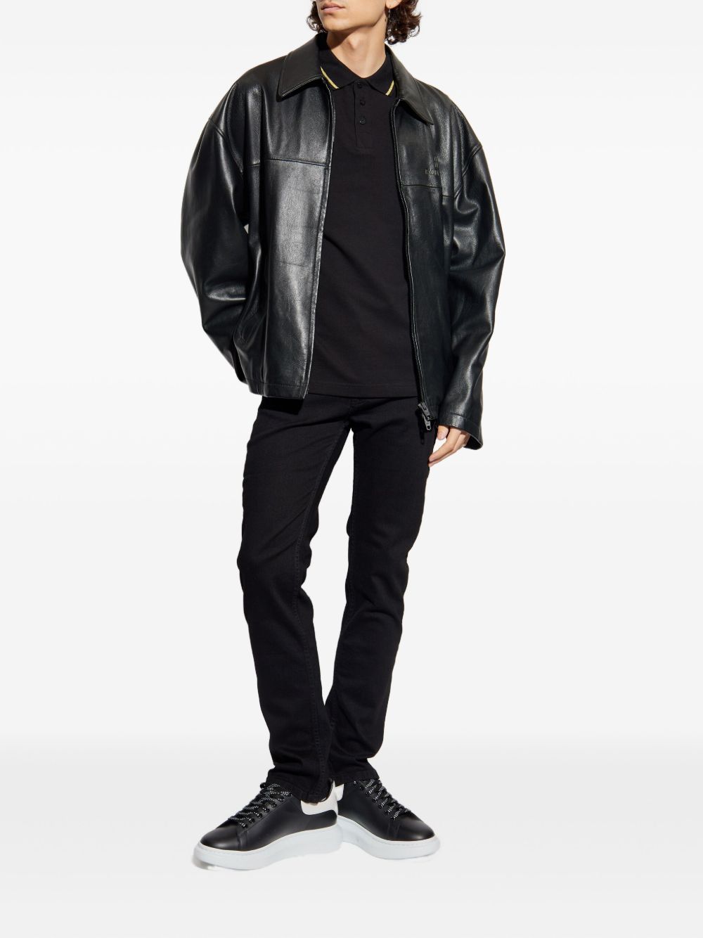 Versace Jeans Couture Polo con logo ricamato