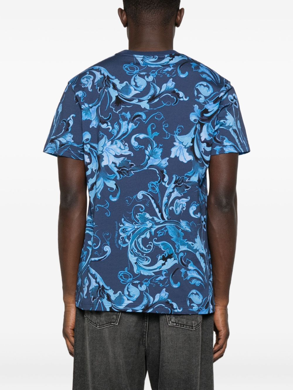 Versace Jeans Couture T-shirt con stampa barocca