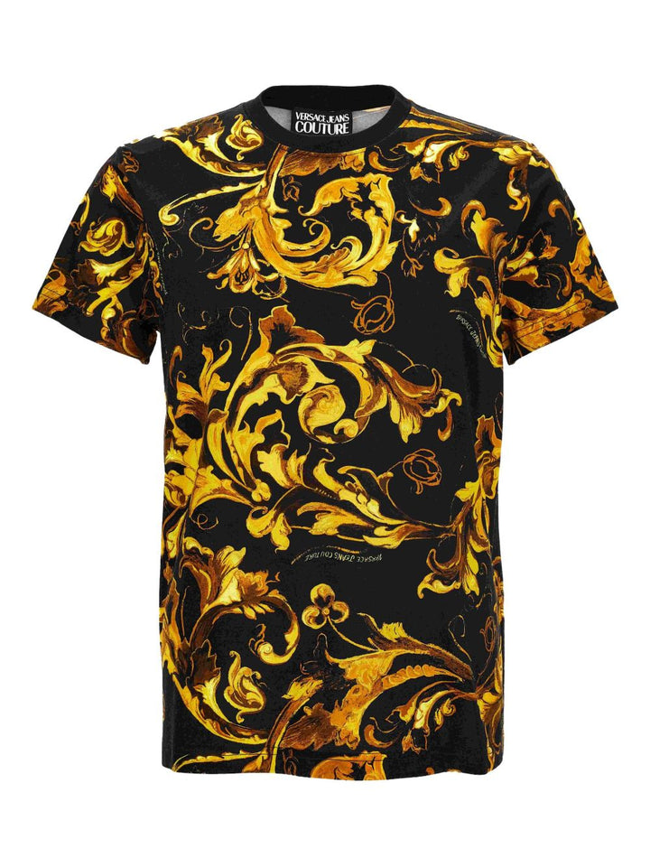 Versace Jeans Couture T-shirt con stampa barocca