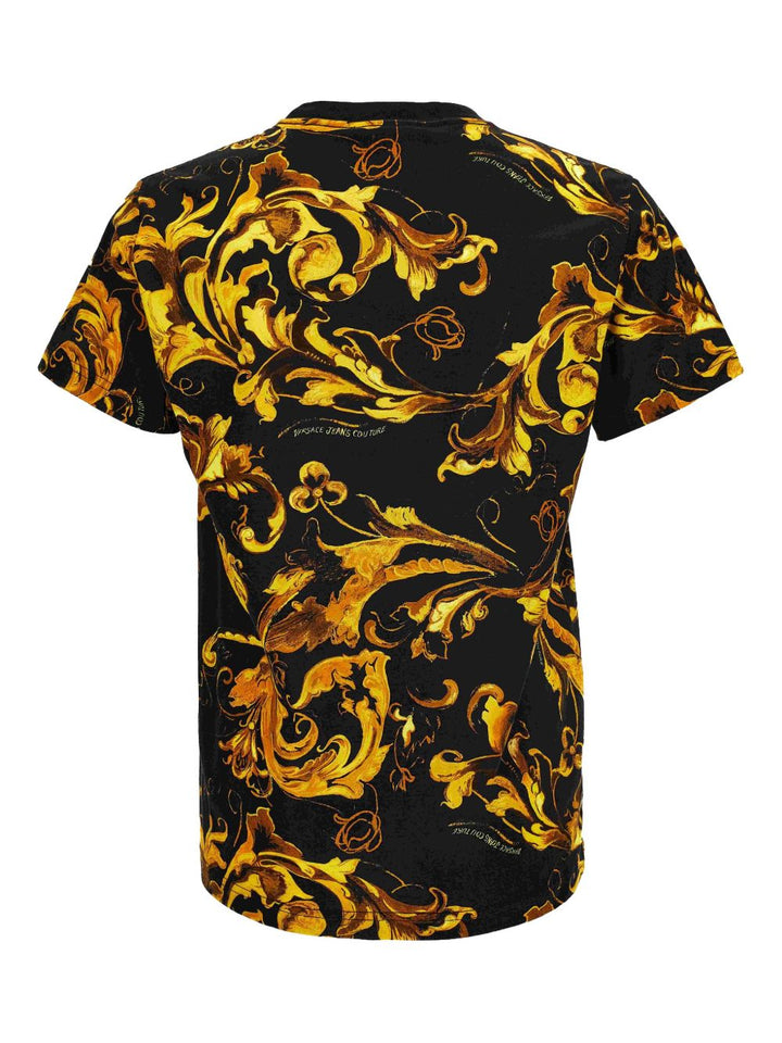 Versace Jeans Couture T-shirt con stampa barocca