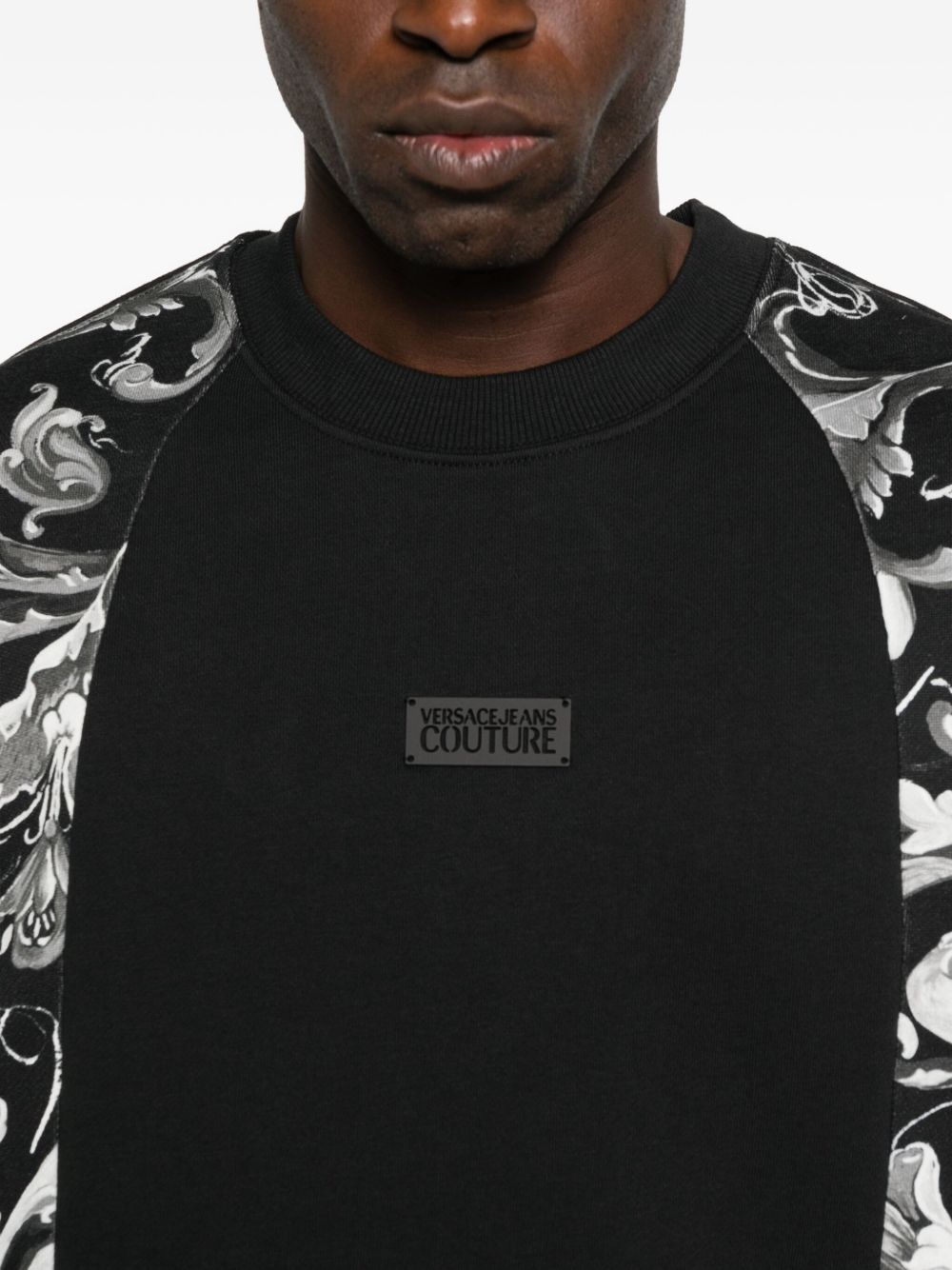 FELPA NERA VERSACE JEANS COUTURE