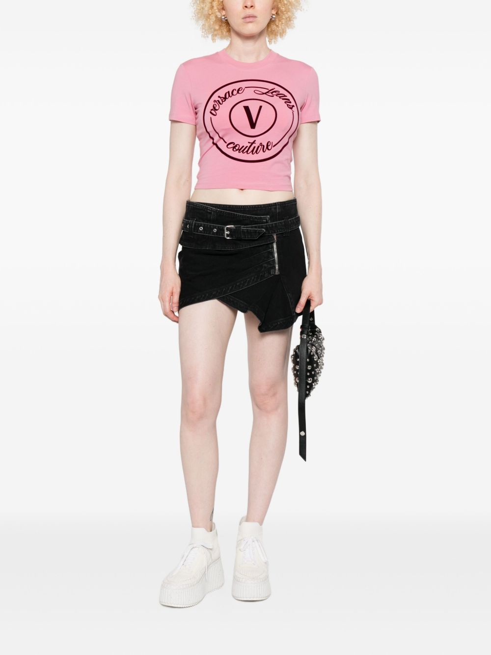 T-shirt VERSACE JEANS COUTURE Rosa