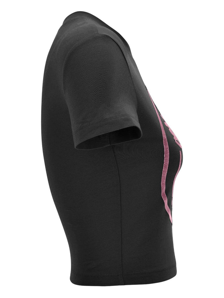 T-Shirt Nera VERSACE JEANS COUTURE