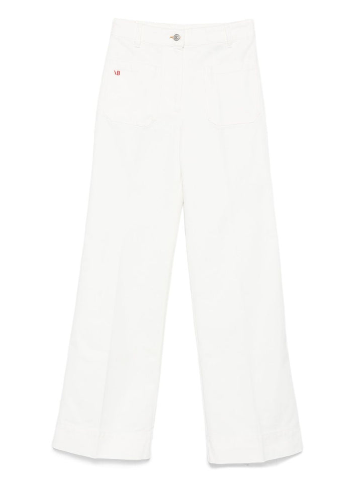 Victoria Beckham Jeans dritti in cotone biologico