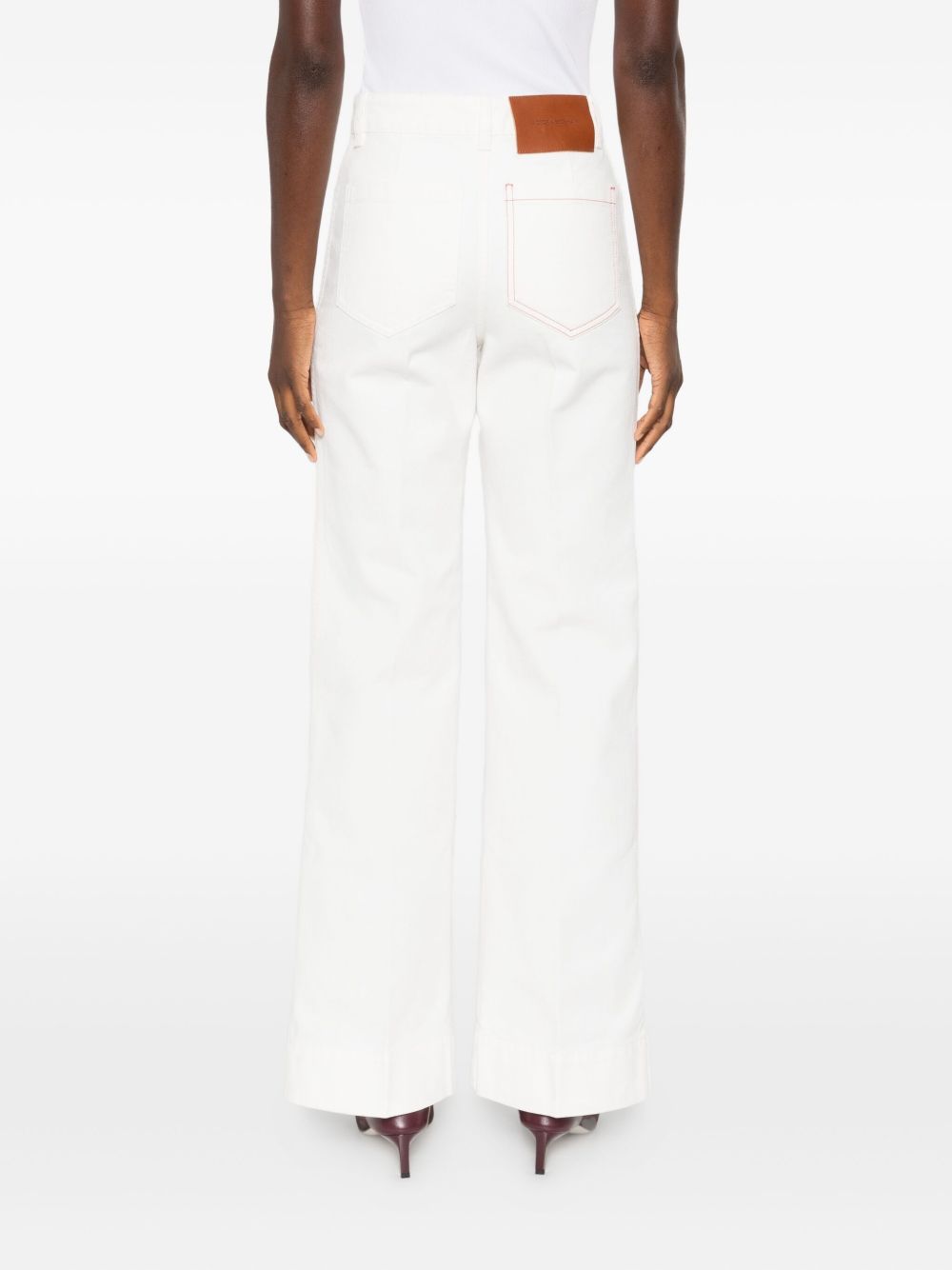 Victoria Beckham Jeans dritti in cotone biologico