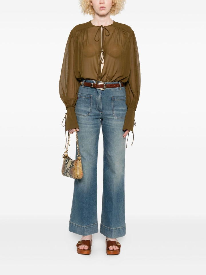 Victoria Beckham
Jeans a gamba ampia
