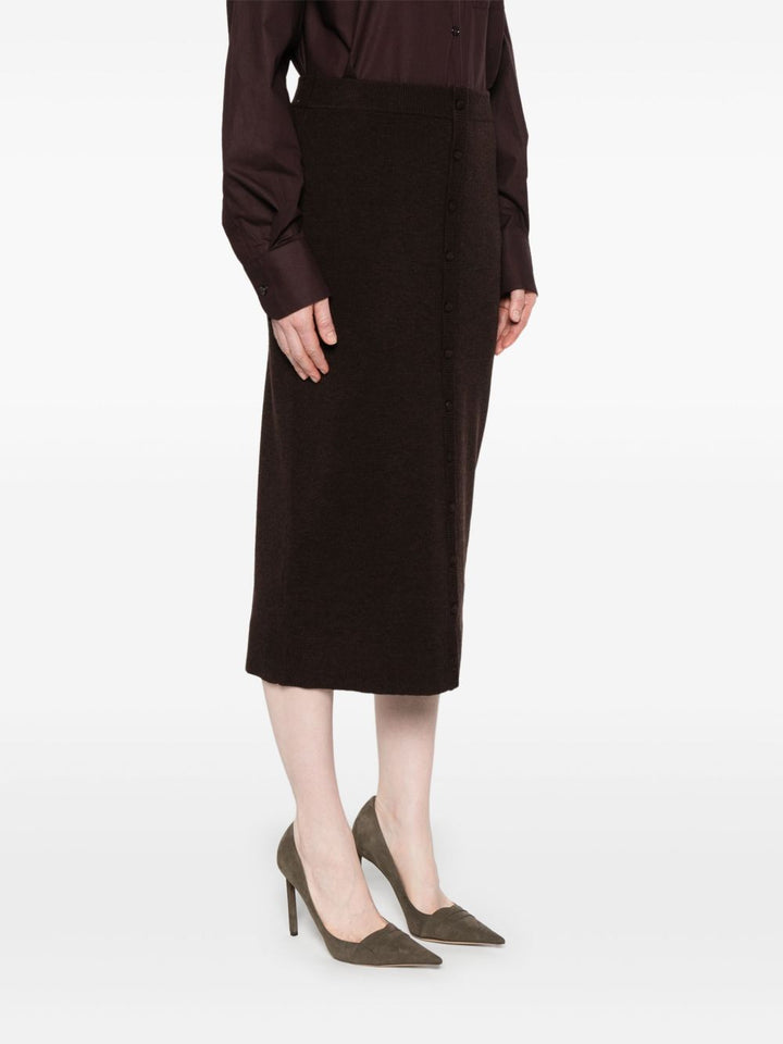 Victoria Beckham Gonna midi con bottone