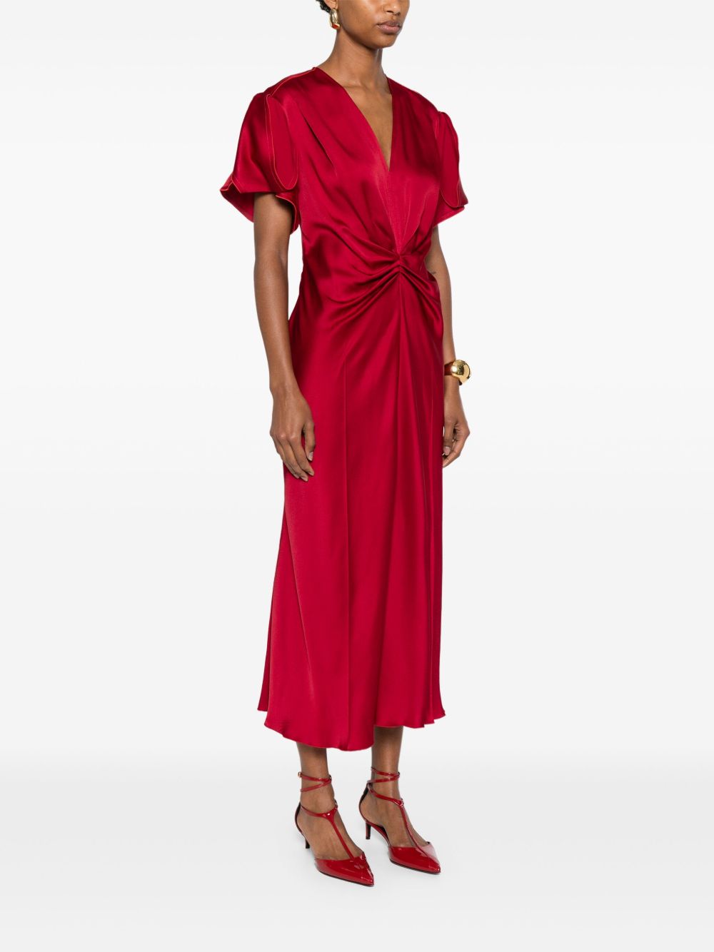 Victoria Beckham
Abito midi con dettaglio arricciato