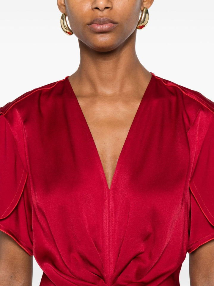 Victoria Beckham
Abito midi con dettaglio arricciato