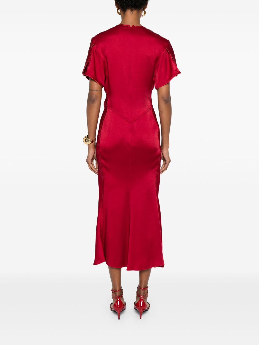 Victoria Beckham
Abito midi con dettaglio arricciato