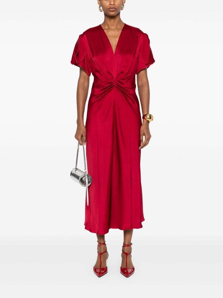 Victoria Beckham
Abito midi con dettaglio arricciato