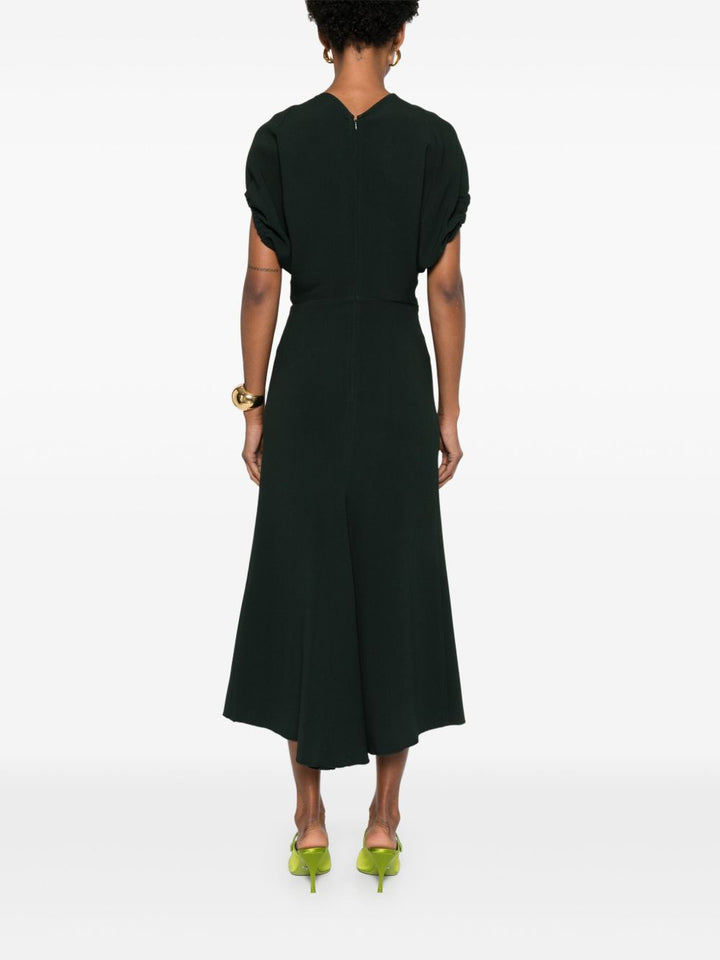 Victoria Beckham Abito midi con scollo a V