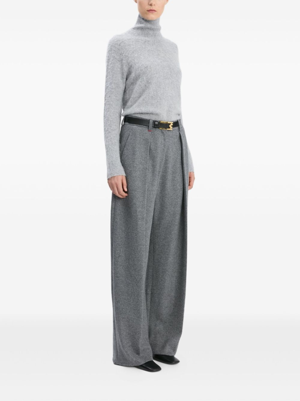 Victoria Beckham
Maglione collo alto grigio