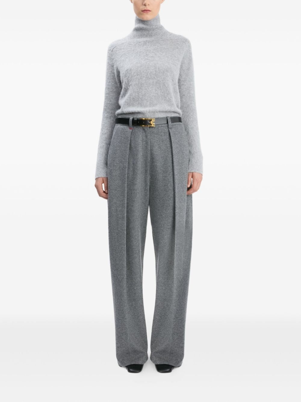 Victoria Beckham Maglione collo alto grigio