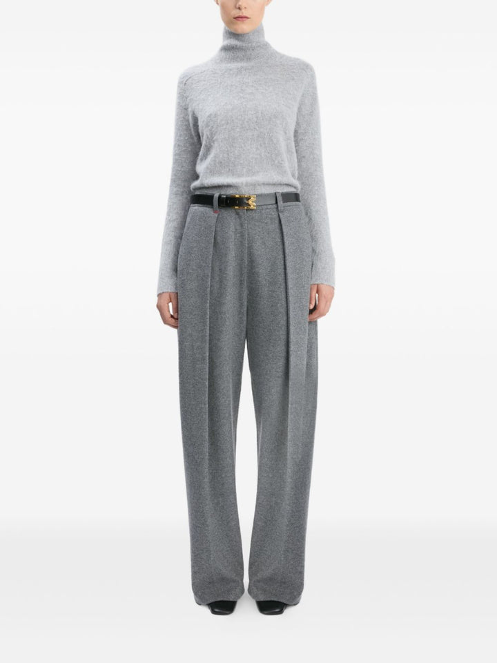 Victoria Beckham Maglione collo alto grigio