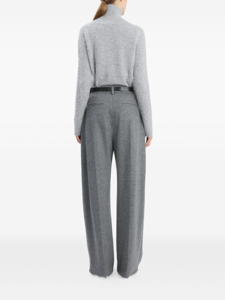 Victoria Beckham Maglione collo alto grigio