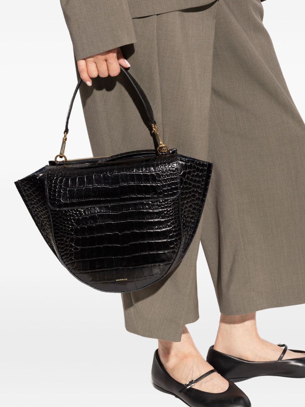 Wandler
Borsa tote Mia con effetto coccodrillo