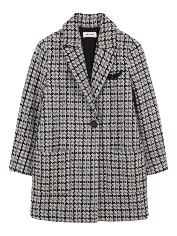 Zadig & Voltaire Kids
Cappotto con motivo pied-de-poule