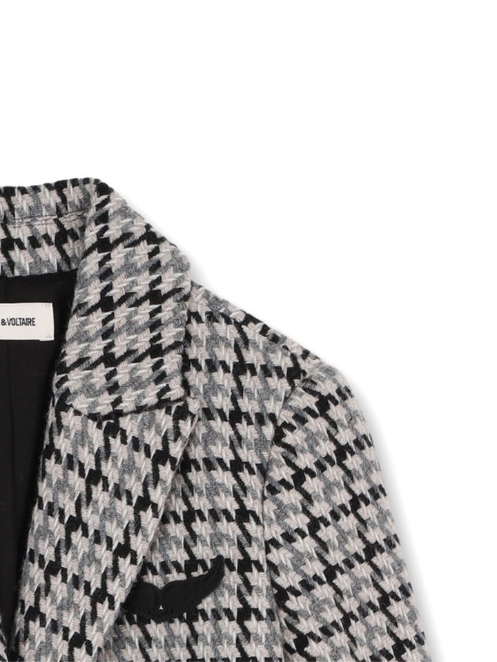 Zadig & Voltaire Kids
Cappotto con motivo pied-de-poule