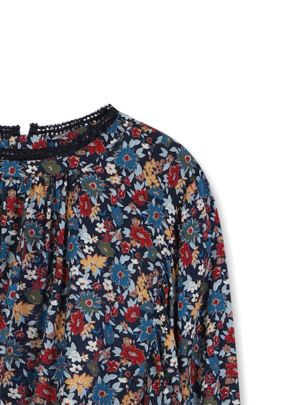 Zadig & Voltaire Kids Abito a maniche lunghe a fiori