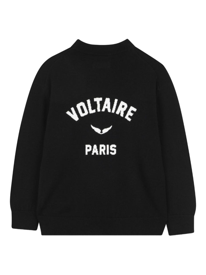 Zadig & Voltaire Kids
Maglione con logo a intarsio