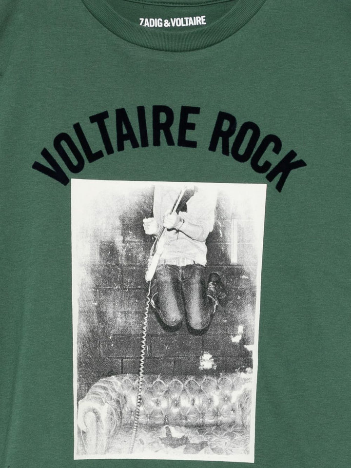 Zadig & Voltaire Kids T-shirt con stampa grafica