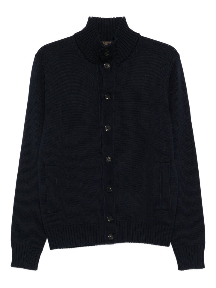 Zanone Maglia blu scuro con bottoni