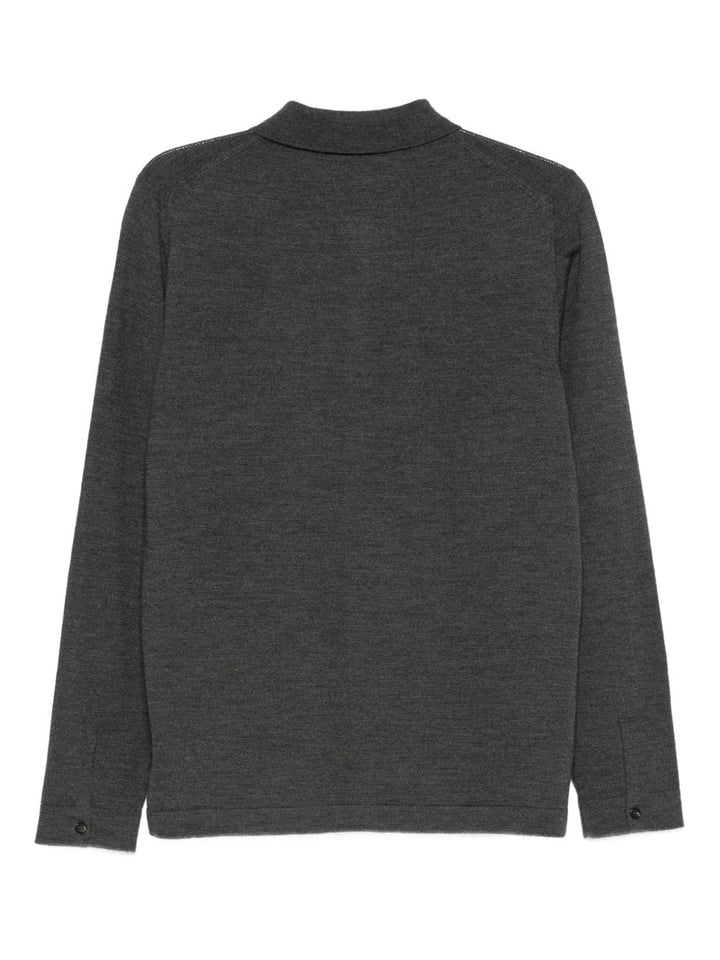 Zanone Maglione grigio a maniche lunghe