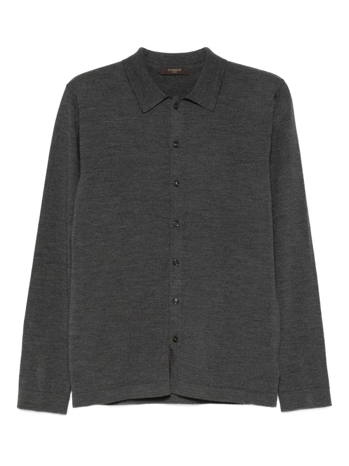 Zanone Maglione grigio a maniche lunghe