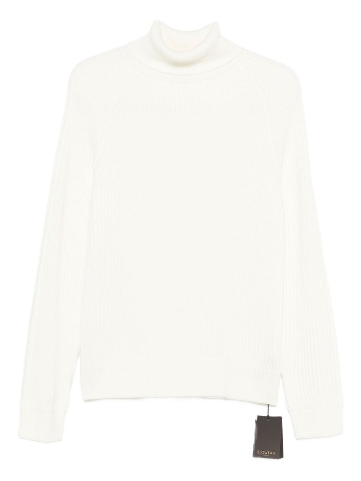 Zanone Maglione dolcevita a coste