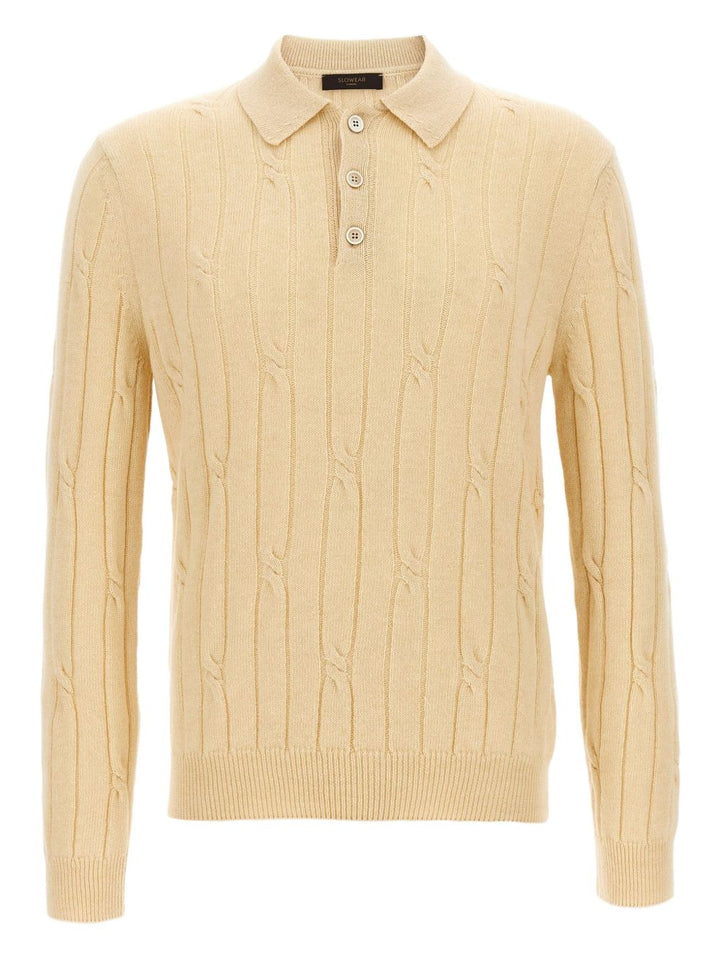 Zanone
Polo in maglia a trecce
