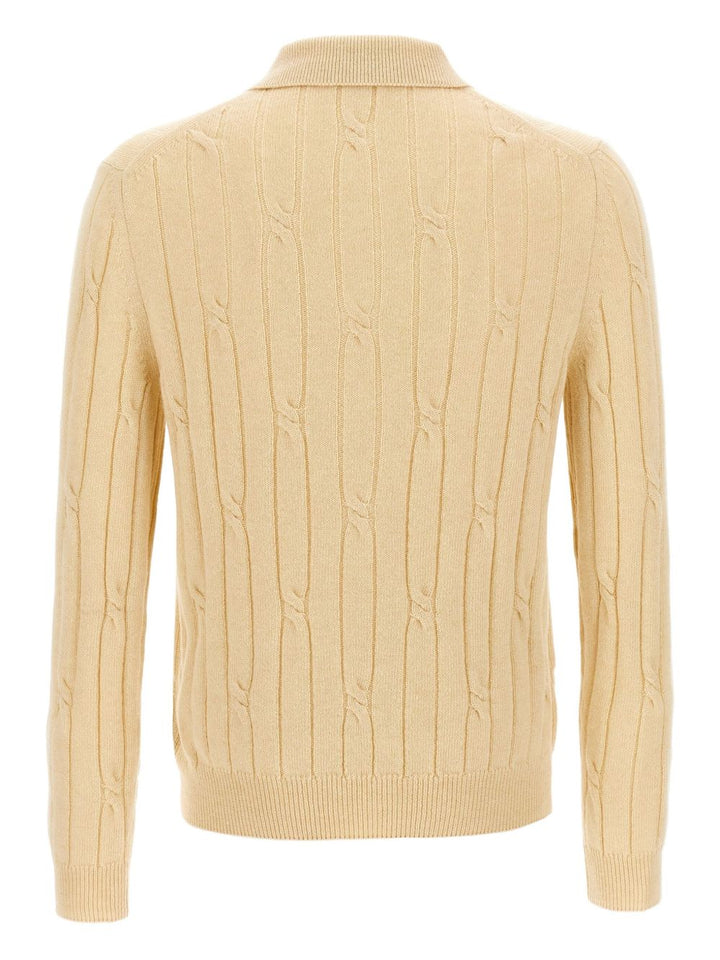 Zanone Polo in maglia a trecce