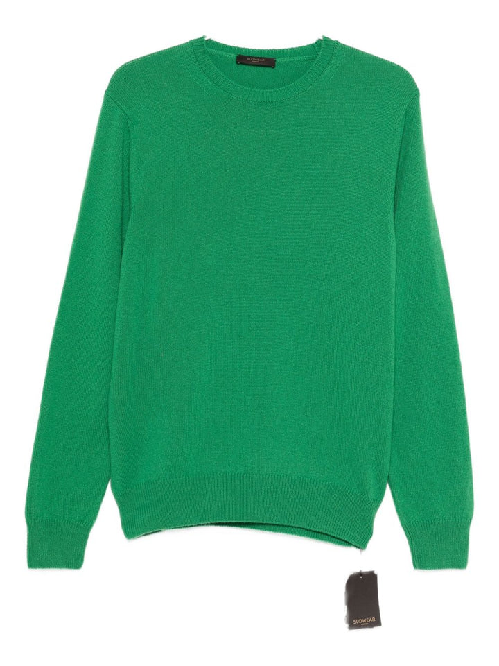 Zanone maglione in lana a girocollo