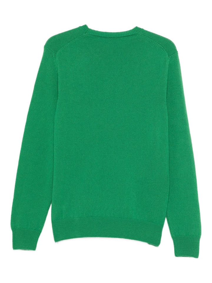 Zanone maglione in lana a girocollo