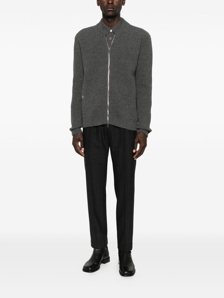 Zanone
Cardigan a coste con zip