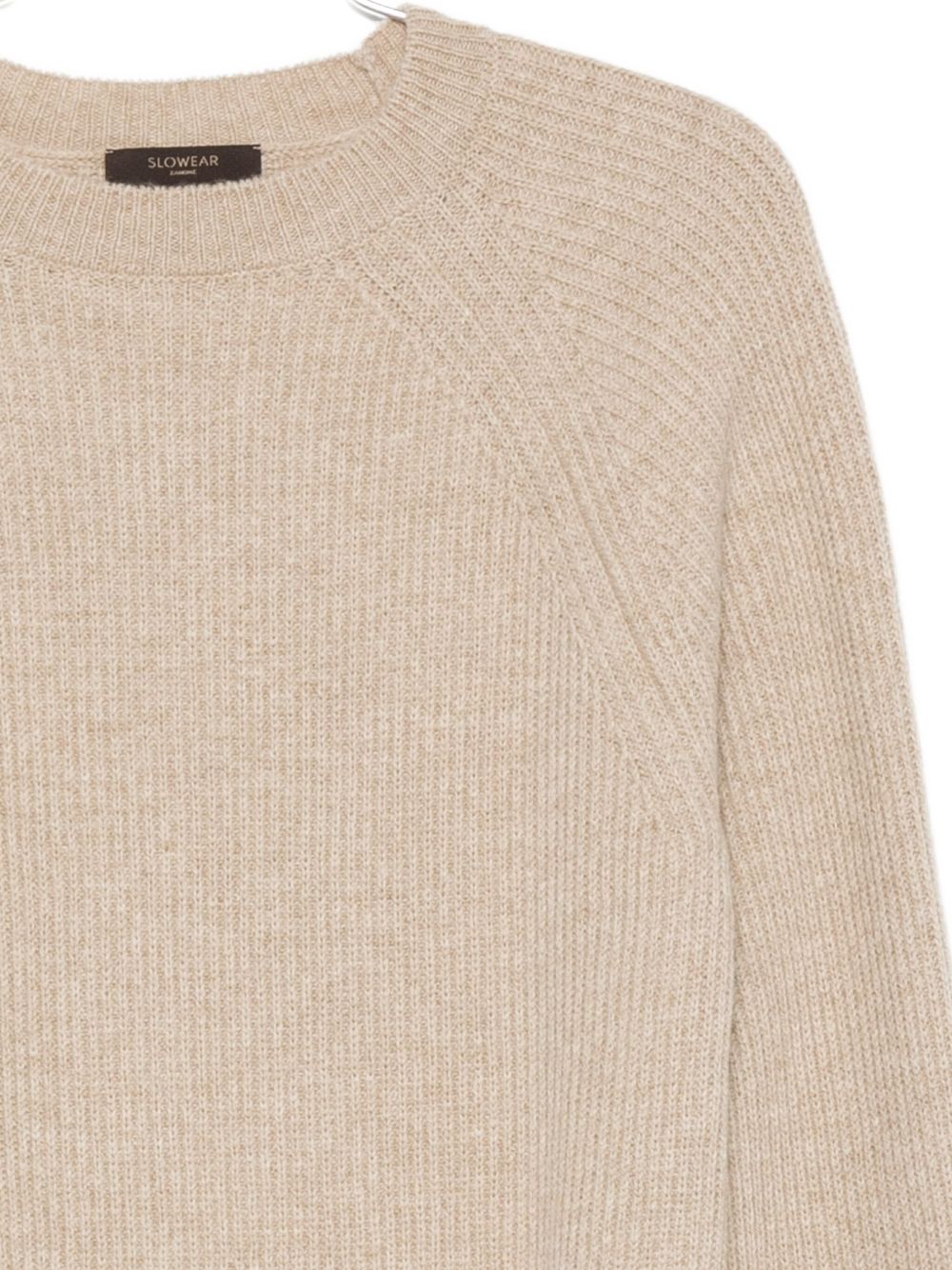 Zanone Maglione beige a maniche lunghe