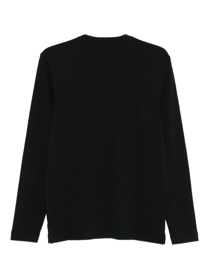 Zanone T-shirt a maniche lunghe in cotone