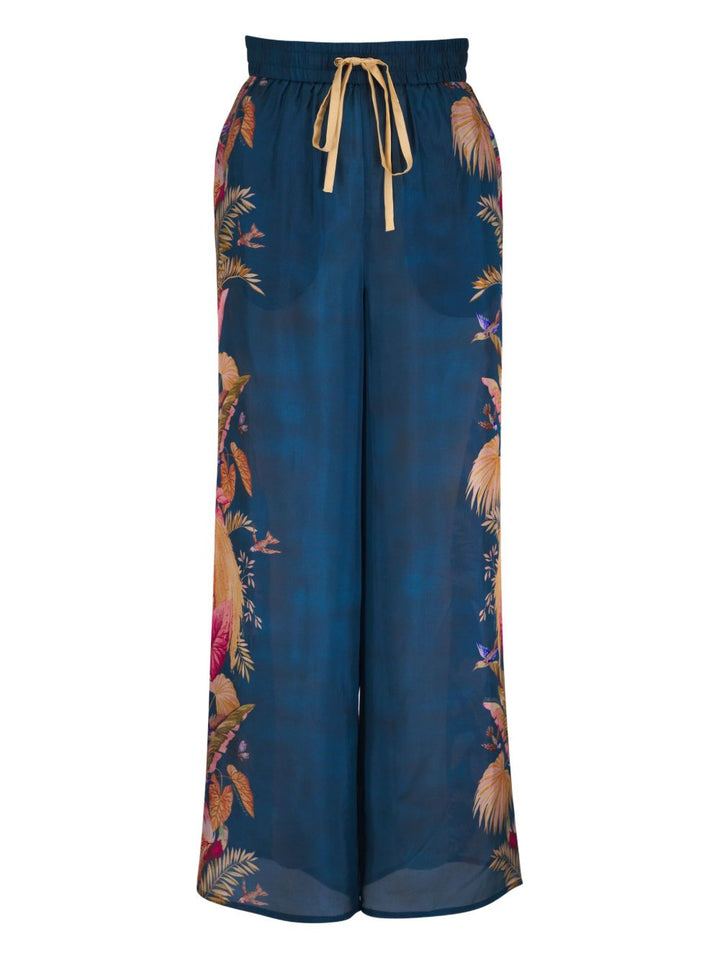 ZIMMERMANN
Pantaloni ampi con stampa a fiori