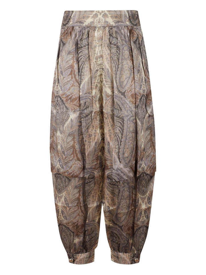 ZIMMERMANN
Pantaloni con stampa paisley