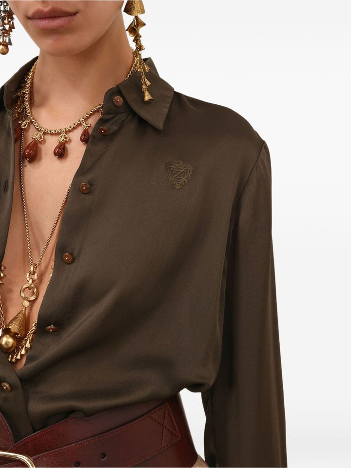 ZIMMERMANN
Camicia in raso ricamato